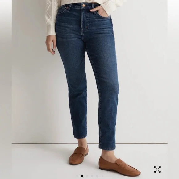 NWT Madewell Curvy Stovepipe Tall Jeans - Picture 1 of 7